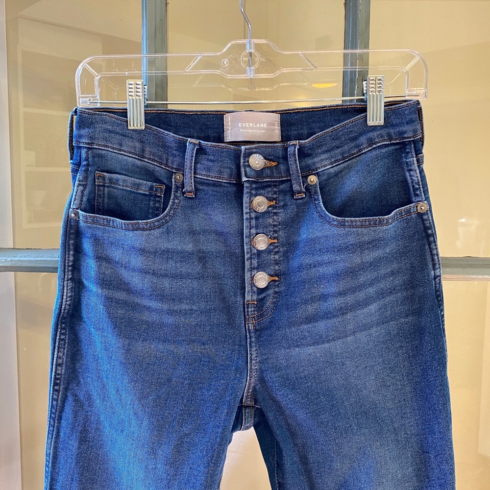 Everlane Authentic Stretch High Rise Skinny EUC